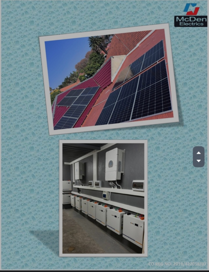 Large-scale rooftop solar PV installation